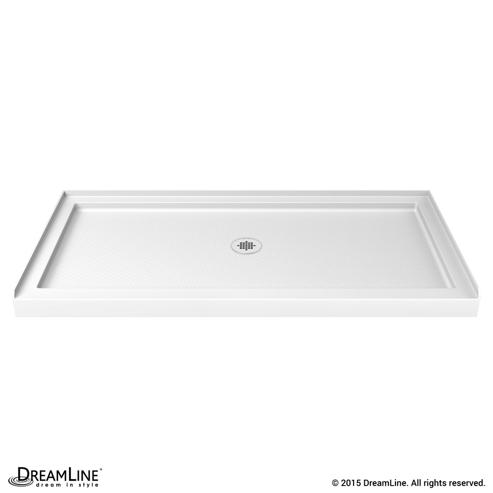 Bath Authority DreamLine SlimLine Single Threshold Shower Base (34" by 42") - White DLT-1134420
