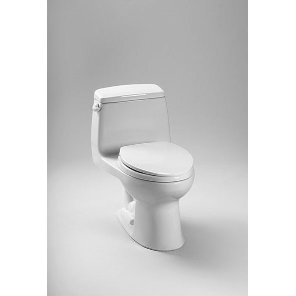 TOTO&reg; Eco Ultramax&reg; High Efficiency One-Piece ADA Toilet w/ Sanagloss - Cotton White