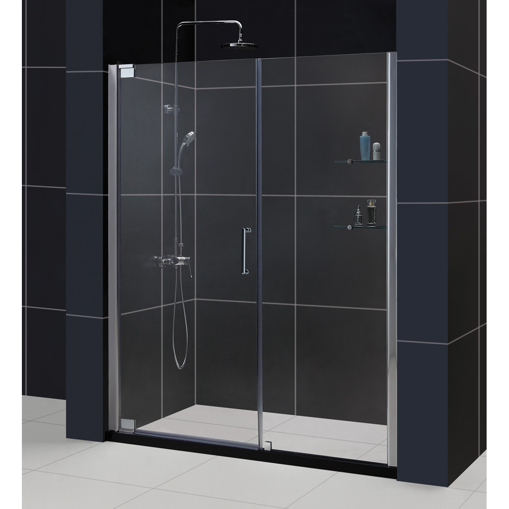 Bath Authority DreamLine Elegance Frameless Pivot Shower Door with Handle (49-1/4" to 51-1/4") SHDR-4149720