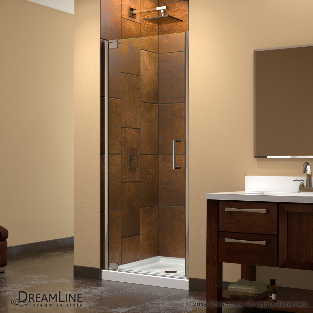 Bath Authority DreamLine Elegance Frameless Pivot Shower Door with Handle (32-1/4" to 34-1/4") SHDR-4132720