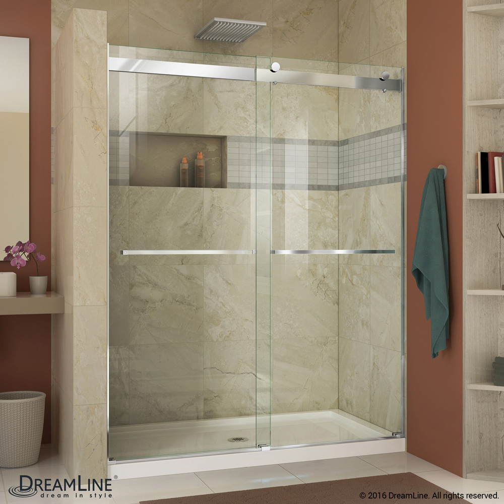 Bath Authority DreamLine Essence 44 - 60 in. Frameless Sliding Shower Door SHDR-6348760