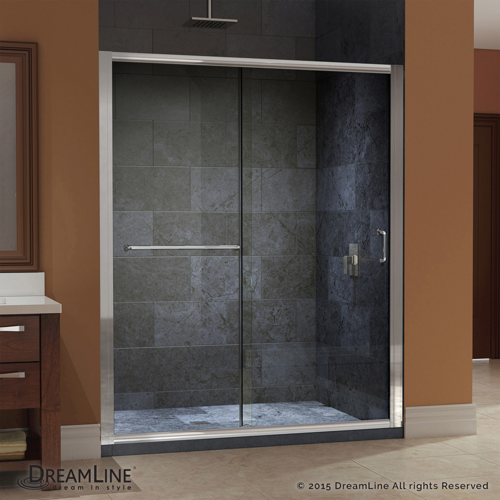 Bath Authority DreamLine Infinity-Z Frameless Sliding Shower Door (56 to 60") SHDR-0960720
