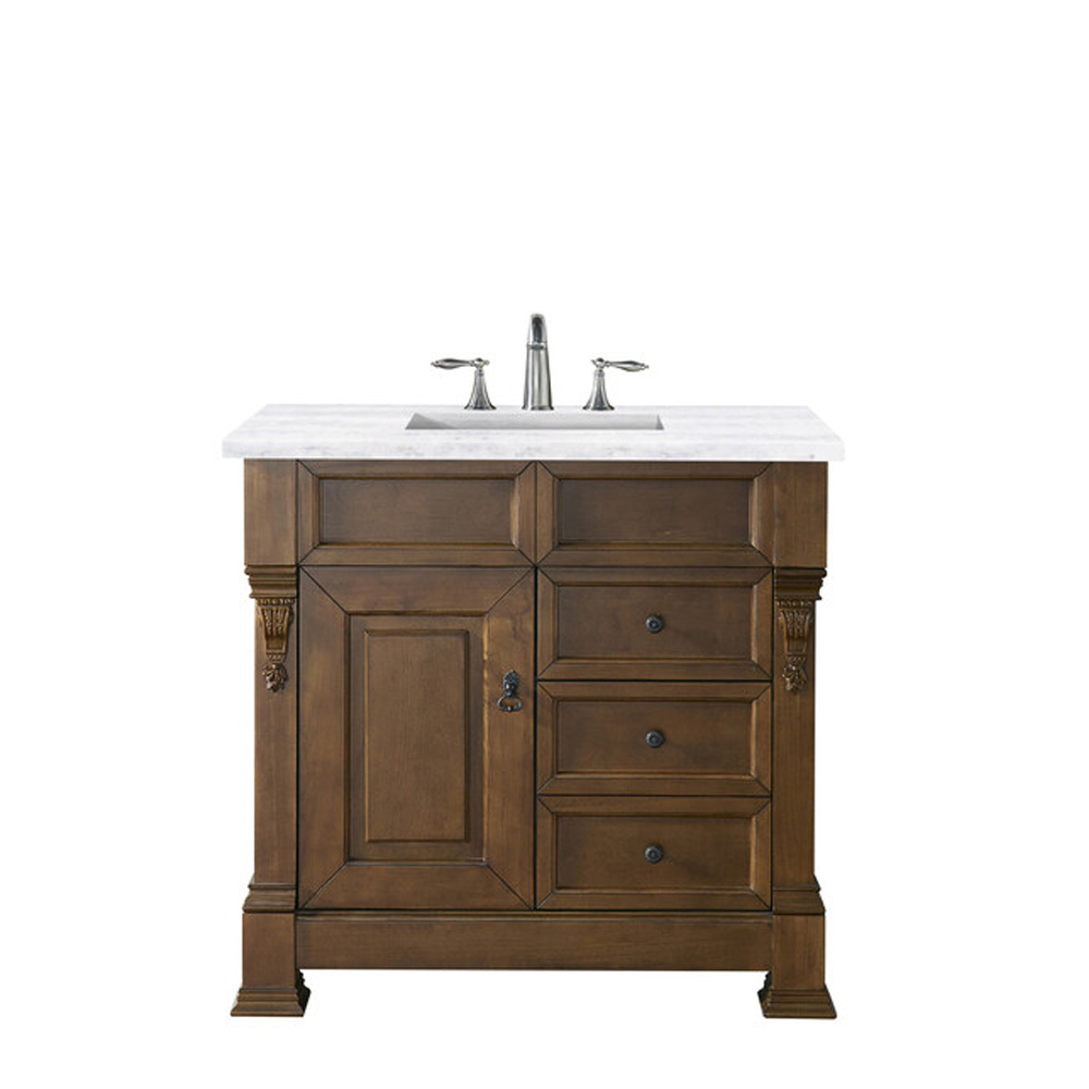 James Martin 36" Brookfield Single Vanity with drawers - Country Oak 147-114-5576