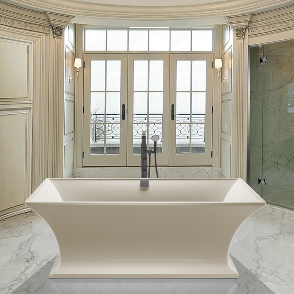 MTI Intarcia Freestanding Bathtub w/ Pedestal (67" x 40" x 24.25")