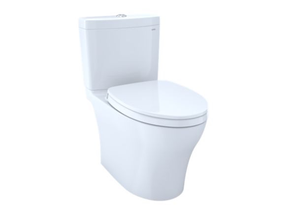 TOTO Aquia® IV Toilet - 1.28 GPF & 0.9 GPF, Universal Height - Washlet with Connection - New MS446124CEMFGN.01