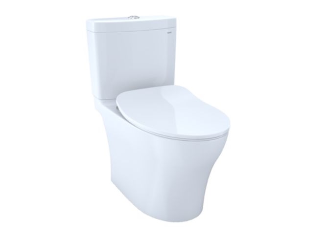 TOTO Aquia® IV Toilet - 1.28 GPF & 0.8 GPF, Elongated Bowl - Washlet with Connection - Slim Seat MS446234CEMG.01