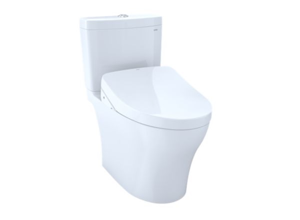 TOTO Aquia® IV - Washlet® with S550E Two-Piece Toilet - 1.28 GPF & 0.9 GPF - New MW4463056CEMGNA.01