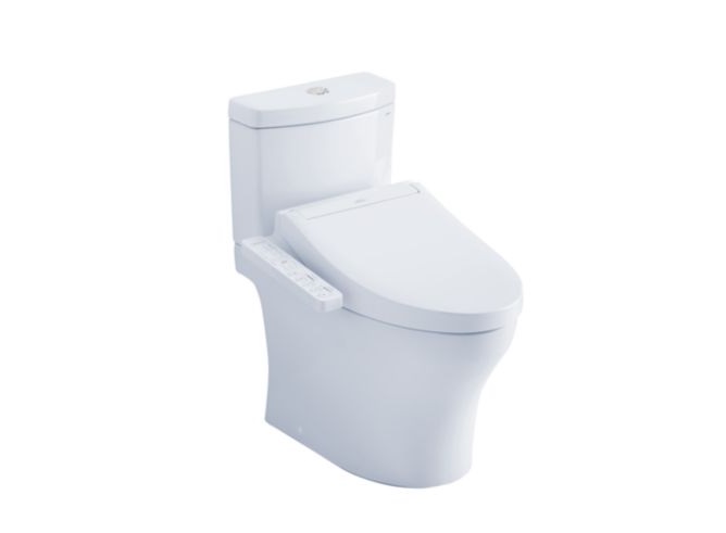 TOTO Aquia® IV - Washlet® with C2 Two-Piece Toilet - 1.28 GPF & 0.8 GPF MW4463074CEMG.01