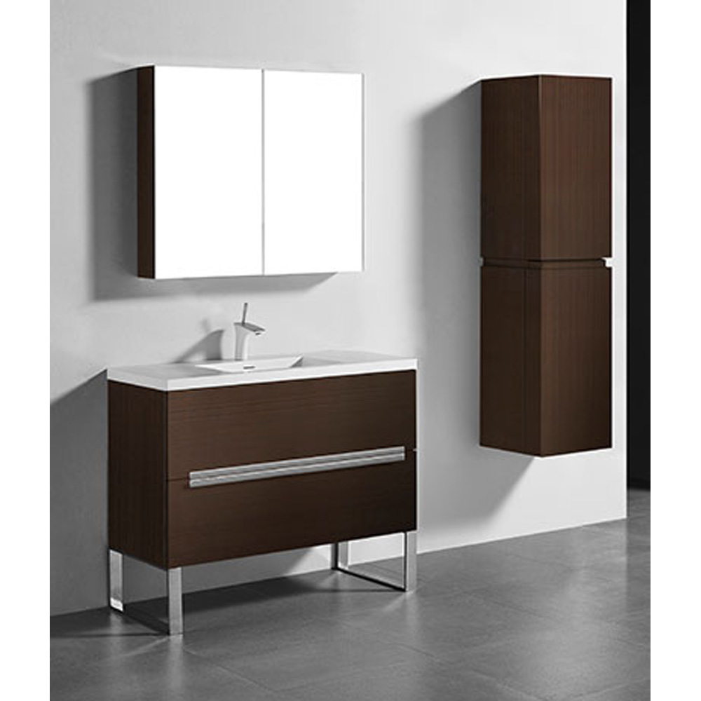 Madeli Soho 42" Bathroom Vanity for Integrated Basin - Walnut B400-42-001-WA