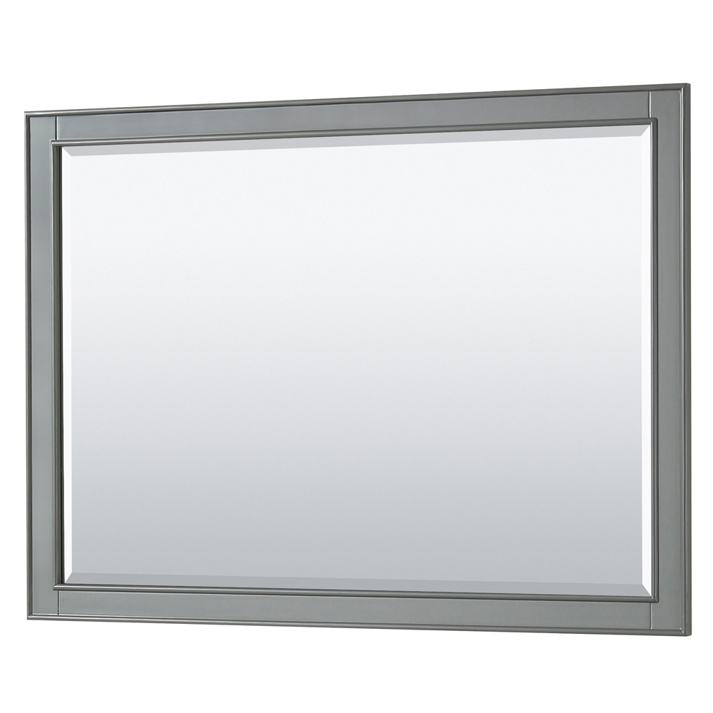 Daria 46 in. W x 36 in. H Framed Wall Mirror in Dark Espresso WCV2525M46DES